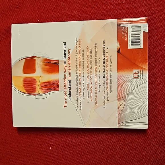 The Human Body Coloring Book the ultimate anatomy study guide 2011 DK reference - Picture 14 of 16